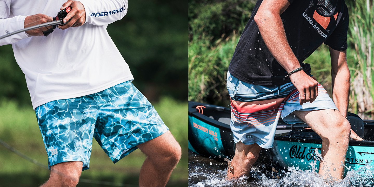 Swim shorts under armour shop