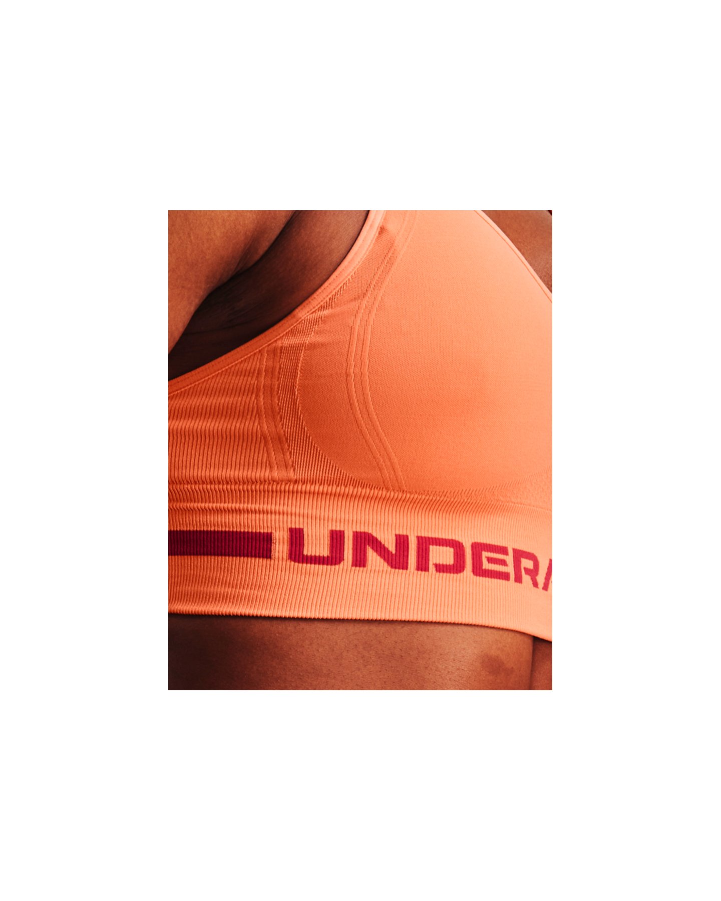 Women's UA Seamless Low Long Heather Sports Bra