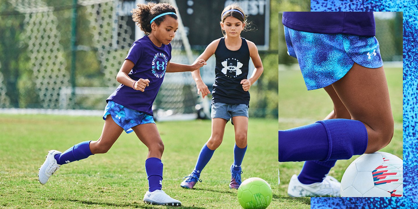 Under Armour Girls' Play Up Shorts - TYLER'S