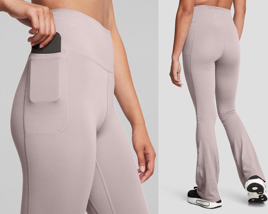 Woman in flare leggings​