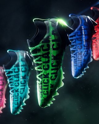 Mens Cleats & Spikes in Green | Under Armour