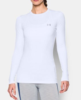 New to Outlet Women’s ColdGear® Fitted Long Sleeve Crew 1 Color $28.49