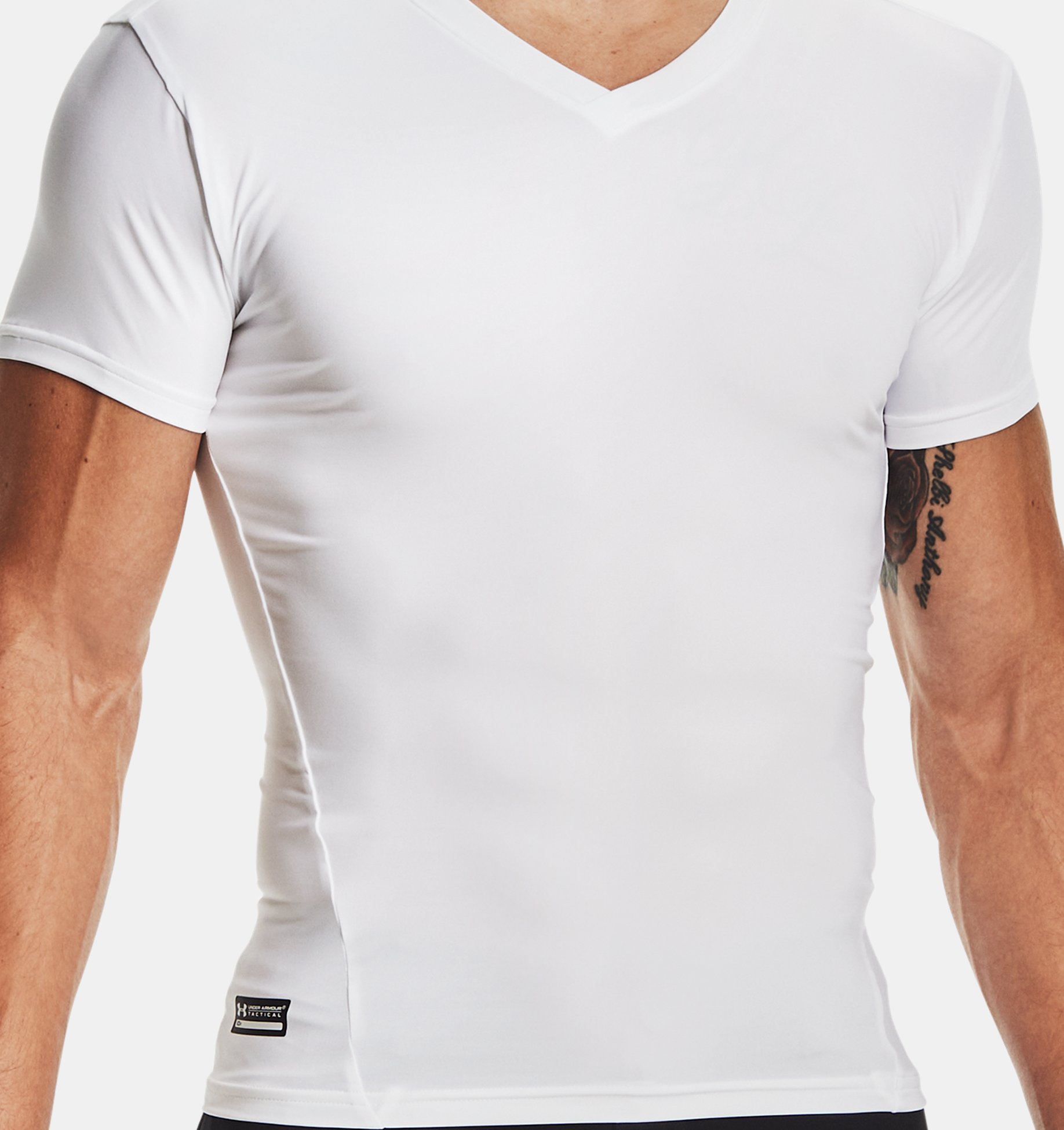 Men's Tactical HeatGear® Compression V-Neck T-Shirt |