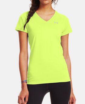 Women’s UA Tech™ Short Sleeve V-Neck 1 Color $27.99