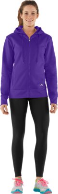 purple under armour hoodie women's