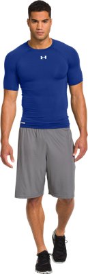 blue under armour compression shirt