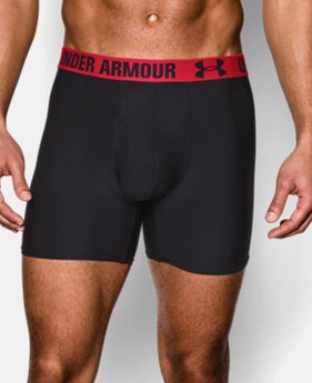 Men’s UA HeatGear® Performance 6" Boxerjock® 2-Pack LIMITED TIME: FREE SHIPPING 2 Colors $39.99