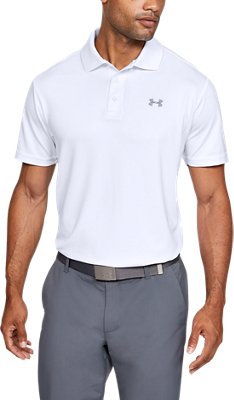 white under armour polo