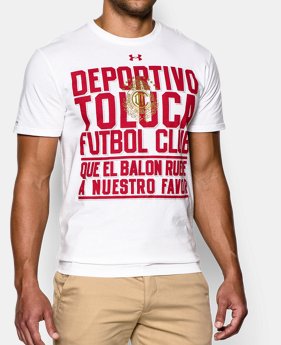 Men’s Deportivo Toluca UA Quote T-Shirt 1 Color $18.99