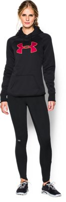 under armour women's armour fleece big logo hoodie