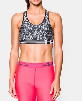 Women’s UA HeatGear® Armour Printed Sports Bra 1 Color $20.99