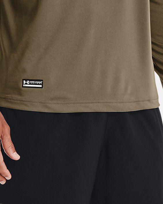 Under Armour Tactical UA Tech Long Sleeve T-Shirt 3X-Large,Federal Tan
