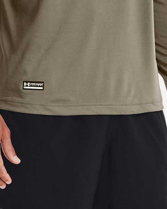 Men's Tactical UA Tech™ Long Sleeve T-Shirt in Brown image number 2
