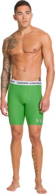 mens green compression shorts