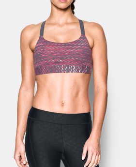Women's Armour® Eclipse Mid — Printed Sports Bra 2 Colors Available $31.99 to $33.99