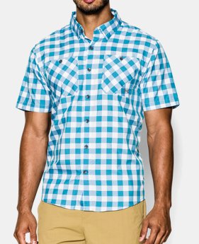 Men’s UA Chesapeake Patterned Short Sleeve Shirt 1 Color $39.74