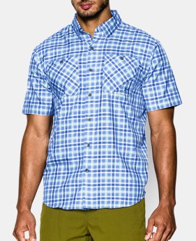 Men’s UA Chesapeake Plaid Short Sleeve Shirt $59.99