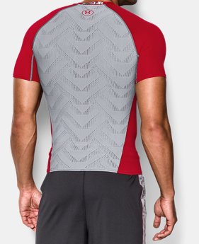 Men’s UA HeatGear® ArmourVent™ Short Sleeve Compression Shirt 1 Color $26.99