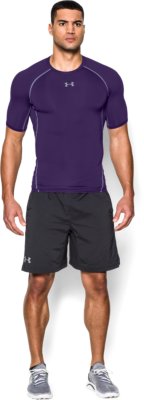 purple under armour compression shirt