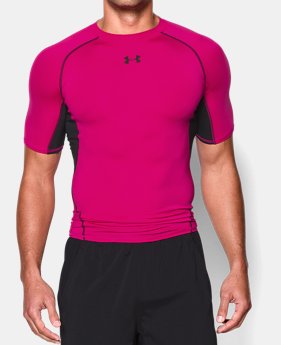 Men's UA HeatGear® Armour Short Sleeve Compression Shirt 1 Color $27.99