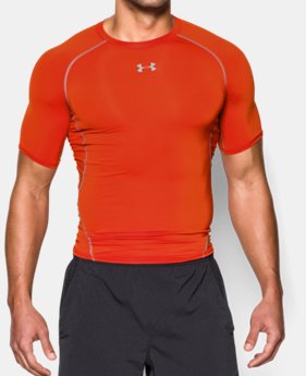 Men's UA HeatGear® Armour Short Sleeve Compression Shirt 2 Colors Available $16.79 to $20.99