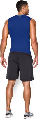Men's UA HeatGear® Armour Sleeveless Compression Shirt Under Armour US