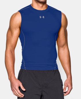 Best Seller Men's UA HeatGear® Armour Sleeveless Compression Shirt 1 Color Available $24.99