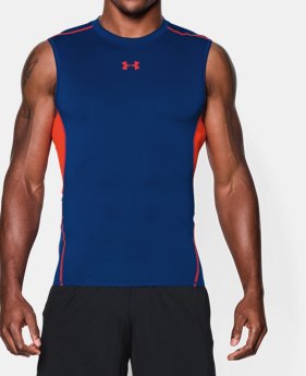 Men's UA HeatGear® Armour Sleeveless Compression Shirt EXTRA 25% OFF ALREADY INCLUDED 1 Color $16.99