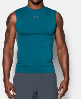 Best Seller Men's UA HeatGear® Armour Sleeveless Compression Shirt 2 Colors $24.99