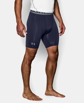 Men's UA HeatGear® Armour Compression Shorts — Mid 1 Color $13.12
