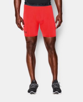 Men's UA HeatGear® Armour Compression Shorts – Mid EXTRA 25% OFF ALREADY INCLUDED 1 Color $14.24