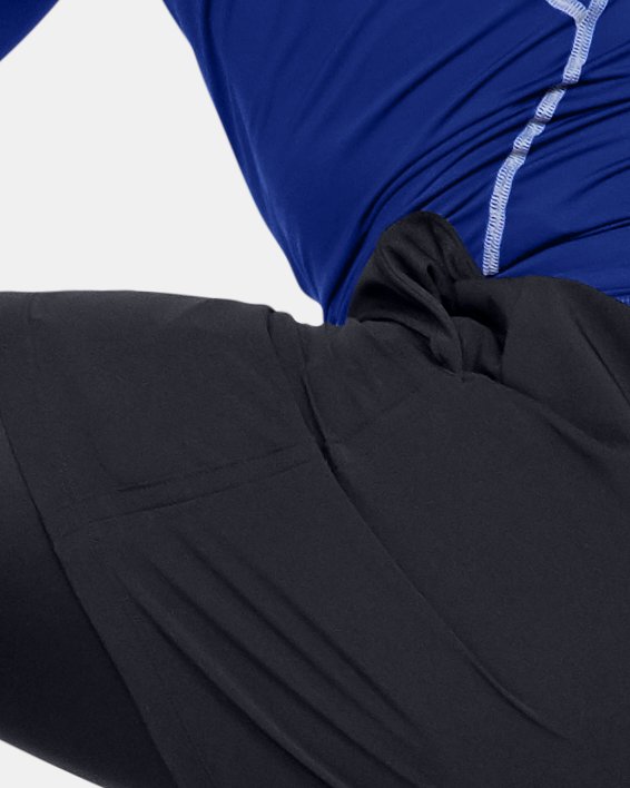 Men's UA HeatGear® Armour Long Sleeve Compression Shirt, Blue, pdpMainDesktop image number 2