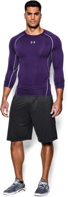 under armour purple compression shirt