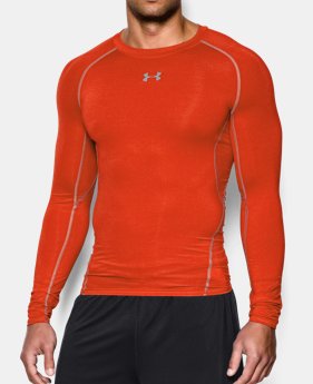 Men's UA HeatGear® Armour Long Sleeve Compression Shirt 2 Colors Available $18.99 to $20.99