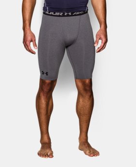 Men's UA HeatGear® Armour Compression Shorts — Long 1 Color $29.99