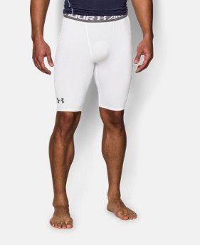Men's UA HeatGear® Armour Compression Shorts — Long 1 Color $17.24