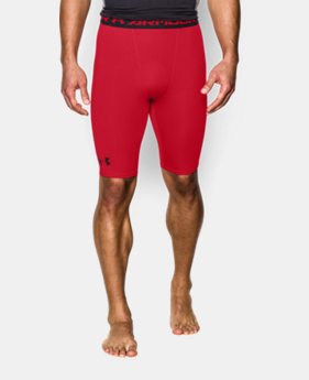 Men's UA HeatGear® Armour Compression Shorts – Long 1 Color $29.99