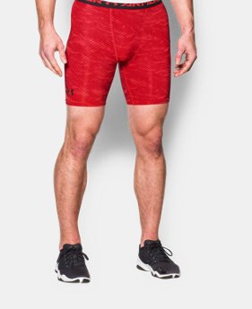 Men’s UA HeatGear® Armour Printed Compression Shorts 1 Color $20.24
