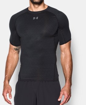 Men's UA HeatGear® Armour Printed Short Sleeve Compression Shirt 2 Colors Available $32.99