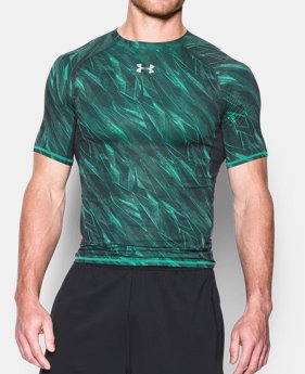 Men's UA HeatGear® Armour Printed Short Sleeve Compression Shirt 1 Color $24.99 to $32.99