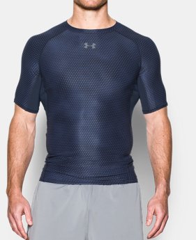 Men's UA HeatGear® Armour Printed Short Sleeve Compression Shirt 1 Color $24.99 to $32.99