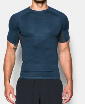 Men's UA HeatGear® Armour Printed Short Sleeve Compression Shirt 10 Colors $32.99