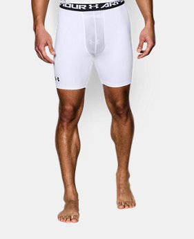 Men's UA HeatGear® Armour Compression Shorts w/ Cup LIMITED TIME: FREE SHIPPING 1 Color $44.99
