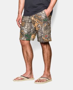 Men’s UA Fish Hunter Camo Shorts 1 Color $74.99