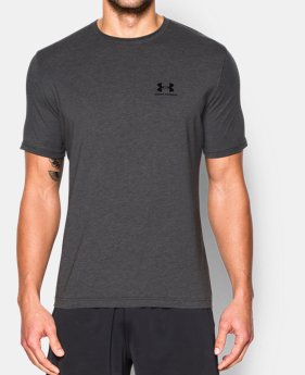 Best Seller Men's UA Charged Cotton® Left Chest Lockup T-Shirt 4 Colors $29.99