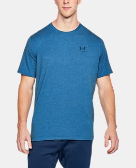 Best Seller Men's UA Charged Cotton® Left Chest Lockup T-Shirt 1 Color Available $18.74