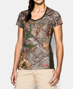 Women’s UA Tech Camo Short Sleeve LIMITED TIME: FREE SHIPPING 1 Color $39.99