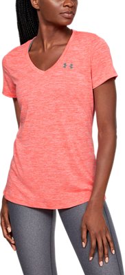 red under armour shirt womens