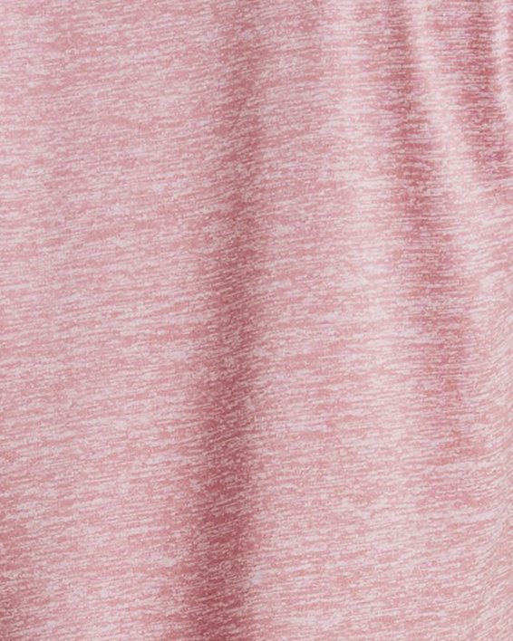 Camiseta con cuello de pico UA Tech™ para mujer, Pink, pdpMainDesktop image number 1