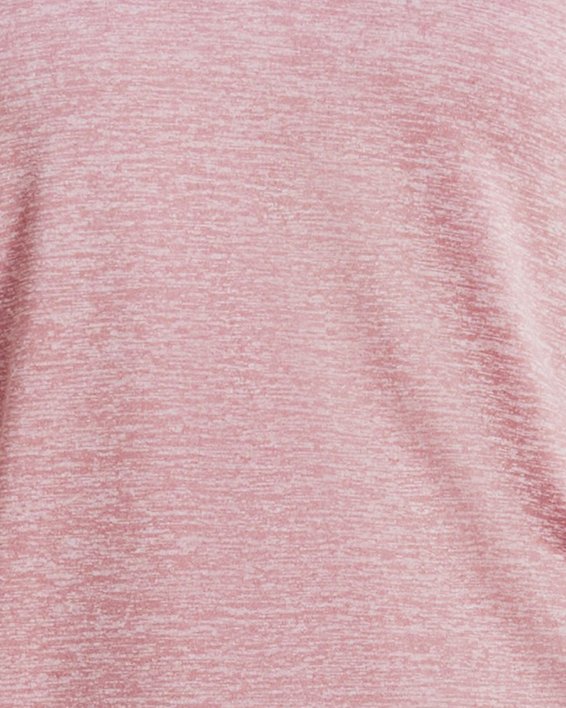 Tee-shirt col V UA Tech™ Twist pour femme, Pink, pdpMainDesktop image number 0